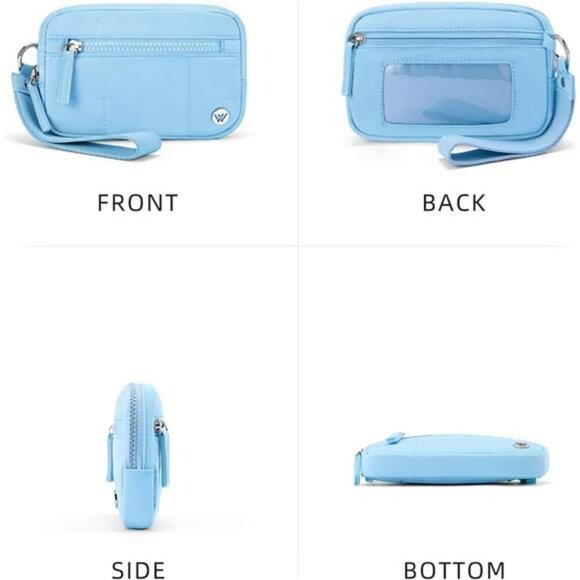 Westbronco RFID Wristlet Wallet Women Quilted Travel Purse Phone Organizer - Picture 6 of 7